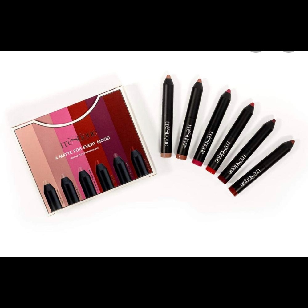 tre Stique Mini Matte Lip Crayon Set (6 pieces)💄
